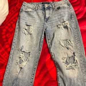 Boyfriend jeans low rise